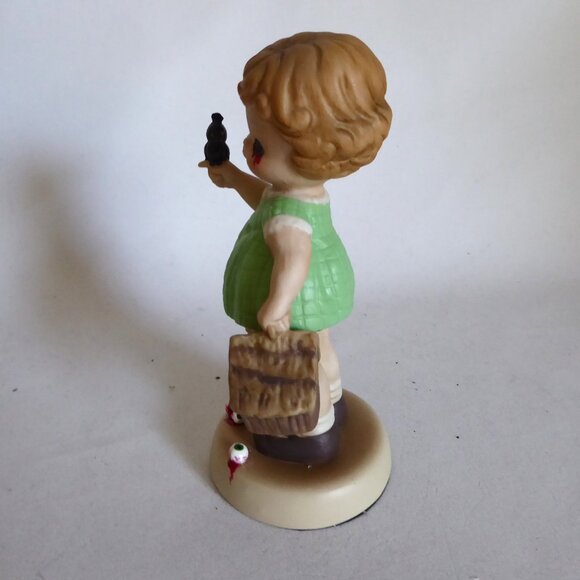 NEW THE BIRDS ALFRED HITCHCOCK CURIOSITIES UPCYCLED GOTHIC HORROR FIGURE ODDITY - Picture 9 of 16